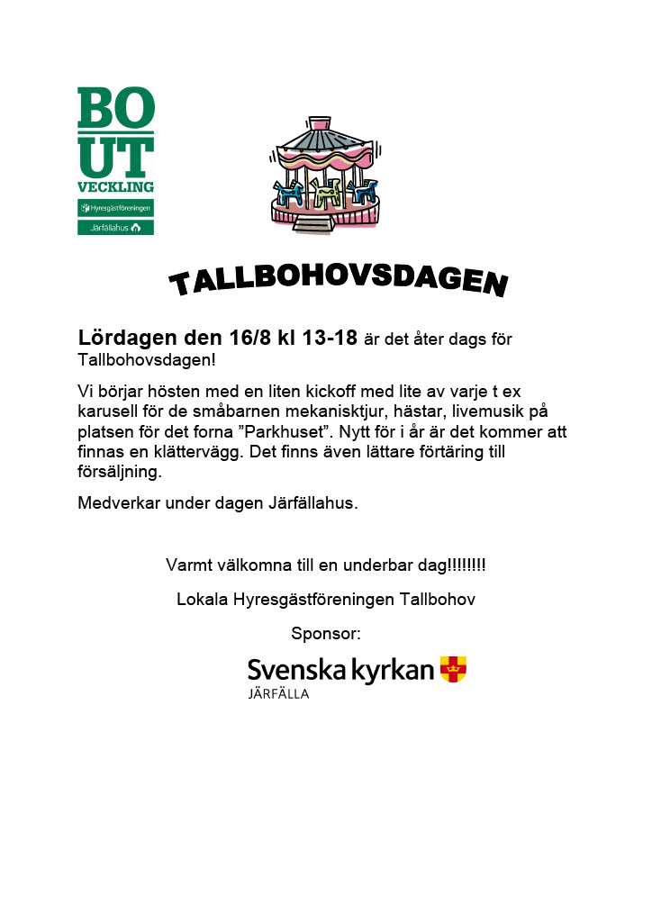 Tallbohovsdagen 2025
